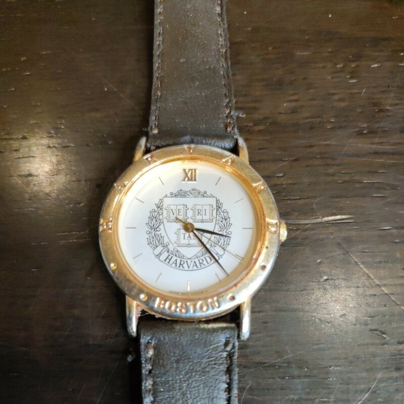 #117 VERITAS HARVARD BOSTON 腕時計 レア 希少品 アンティーク レトロ 年代物 時計 クォーツ 3針 腕時計 動作未確認