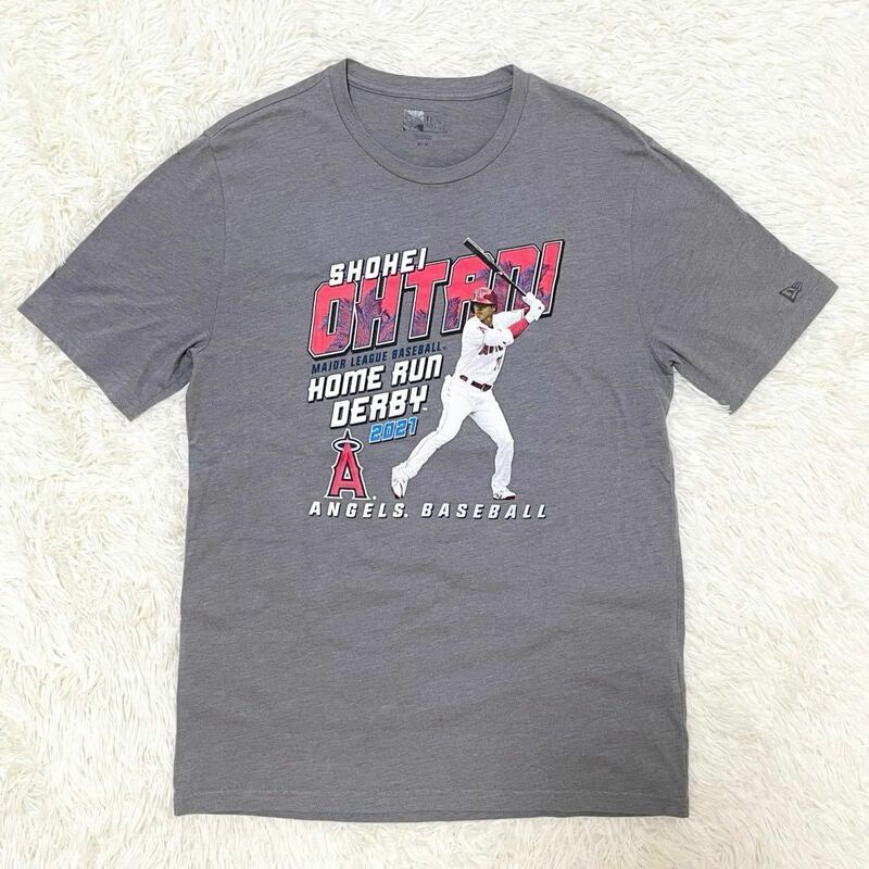 【希少 美品】大谷翔平 ホームランダービー記念Tシャツ M 2021 MLB 公式 オールスターゲーム SHOHEI OHTANI 記念 限定 エンゼルス