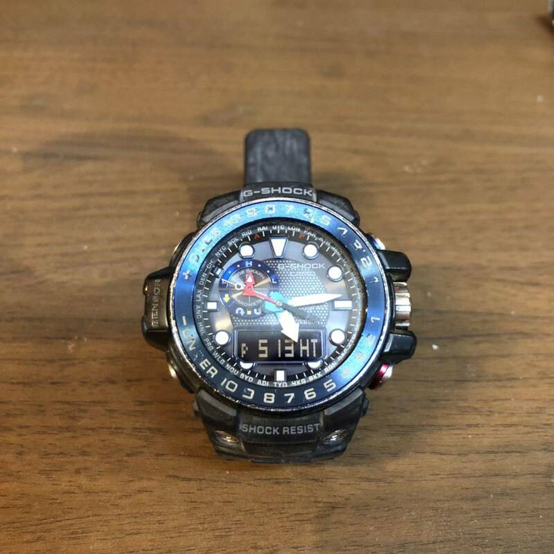 稼働品 CASIO G-SHOCK カシオ 腕時計 GWN-1000B Gショック ジーショック 電波時計電波ソーラー タフソーラー ウォッチ クロック