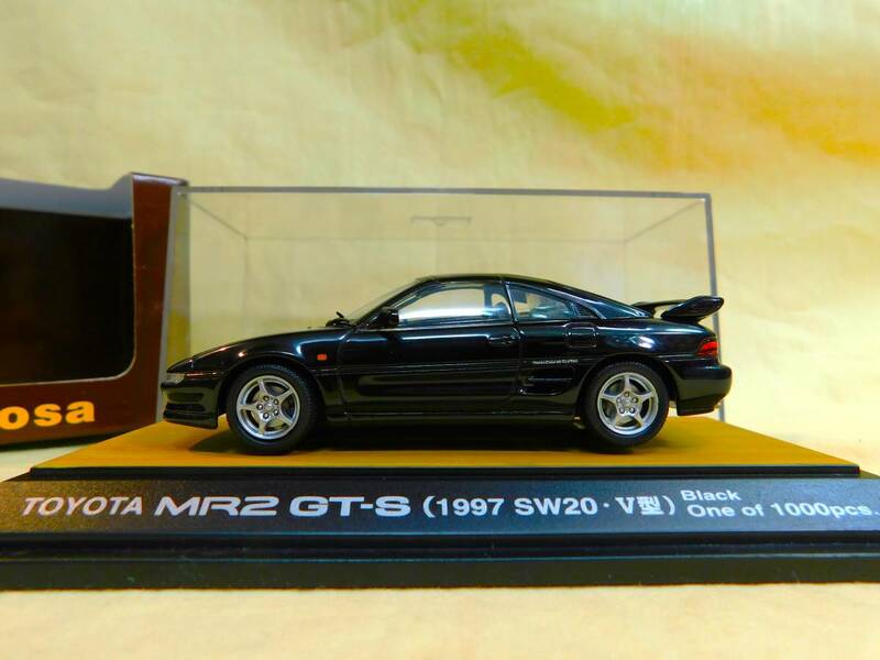 ☆Tosa☆TOYOTA MR2 GT-S 1997 SW20 V型 Black One of 1000pcs. 1/43☆送料520円