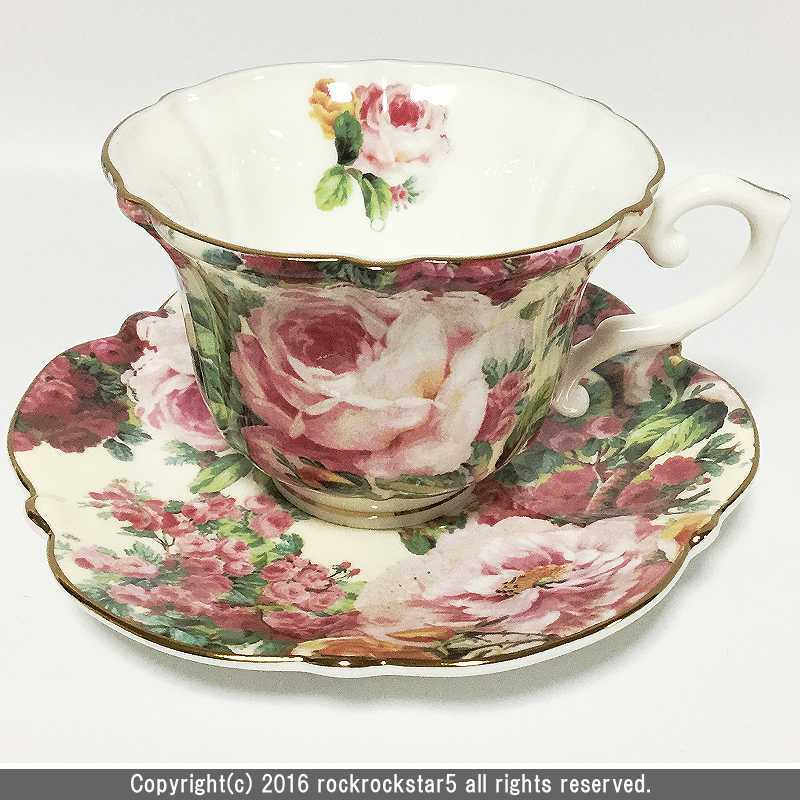 ロイヤルアーデン カップ＆ソーサー ボーンチャイナ 薔薇 バラ 37586 新品