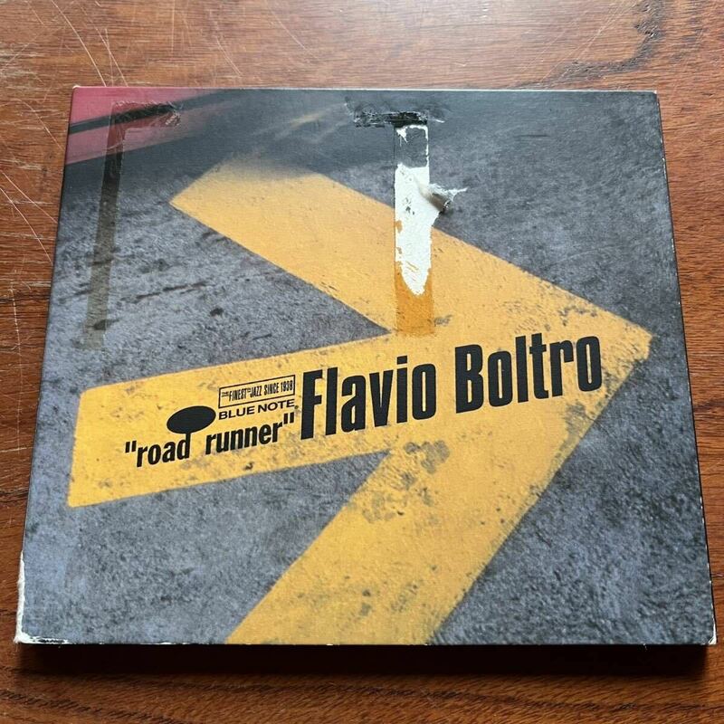 【CD ジャケ難ですがレア盤】FLAVIO BOLTRO『ROAD RUNNER』フラヴィオ・ボルトロ/STEFANO DI BATTISTA/ERIC LEGININI/DANIELE SCANNAPIECO