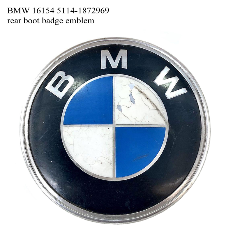 BMW 純正 リアエンブレム トランクエンブレム 16154 5114-1872969 BMW rear boot badge emblem