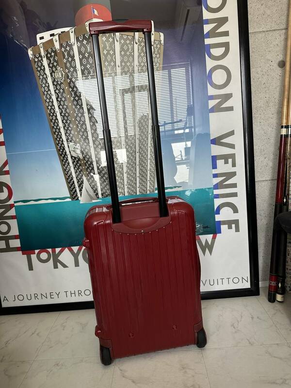 【即決/即納】！良好！機内持ち込み！ RIMOWA リモワ SALSA 2輪 スーツケース キャリーケース レッド 赤 855.52 本物