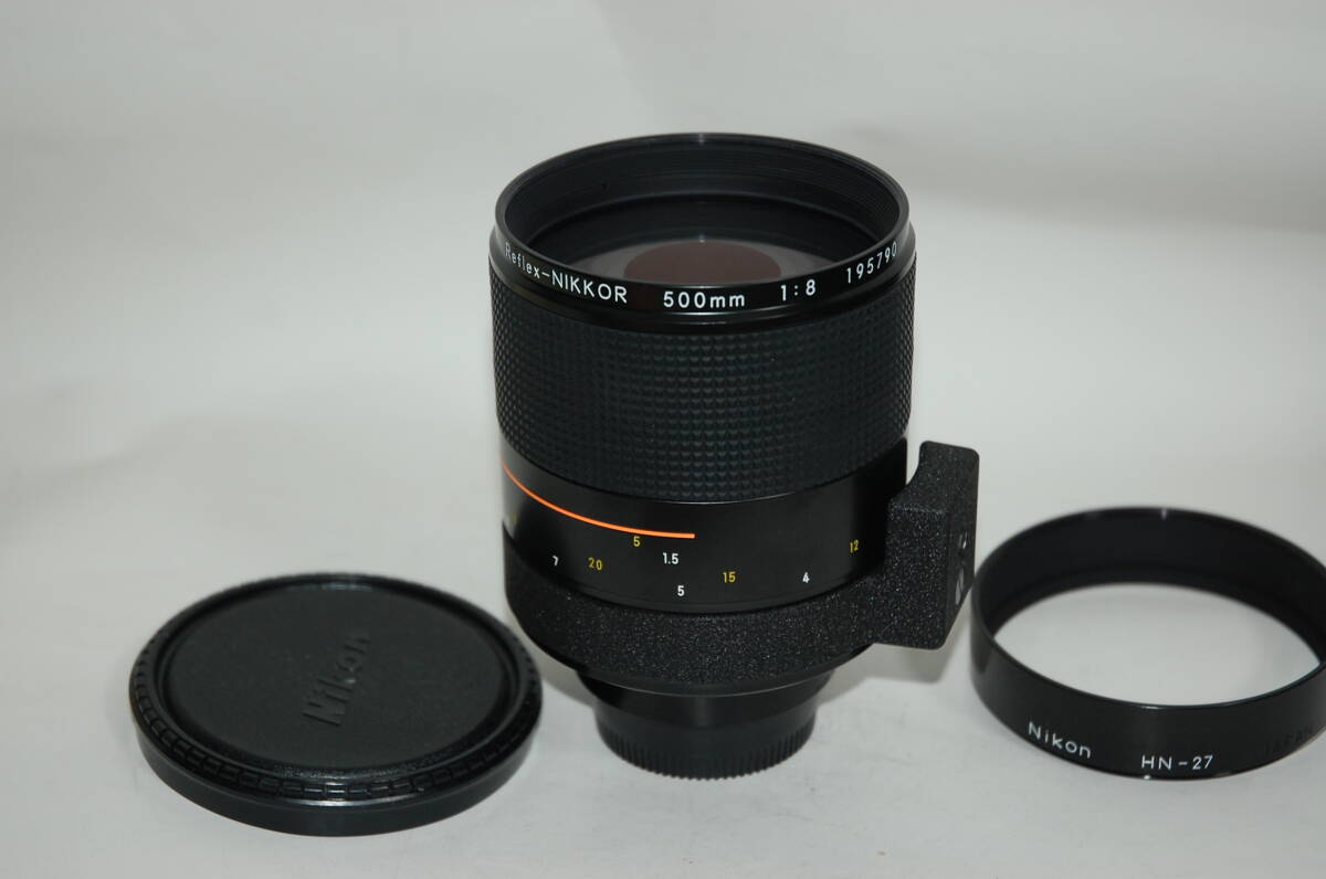 RFニッコール　ニュー５００㎜　F8　フード付　　　　　　　　　　　A1129