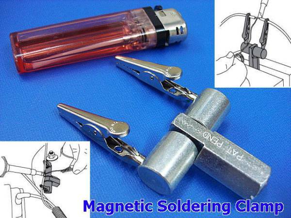 即落!スナップオン*マグネティックソルダークランプ/半田作業(55)／Magnetic Soldering Clamp／Bland：LISLE