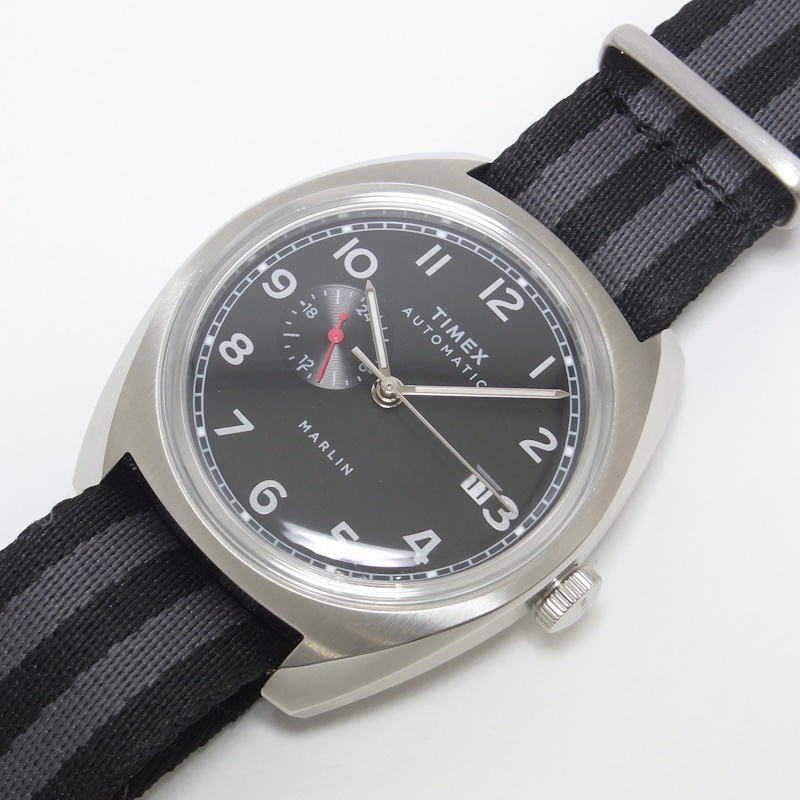 TIMEX タイメックス マーリンジェット オートマチック 腕時計 TW2V62100 メンズ【中古】【程度A+】【社外ベルト付き】