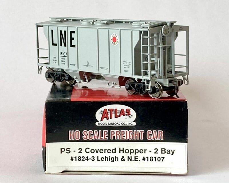 ATLAS HO PS-2 カバード ホッパー COVERE HOOPER 2 BAY Lehigh & N.E. アトラス