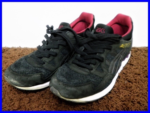 即決! 良品 asics アシックス ゲルライト5 ランニングシューズ メンズ26.5 (25.5-26.0相当) レザースニーカー GEL-LYTE5 H5D2L