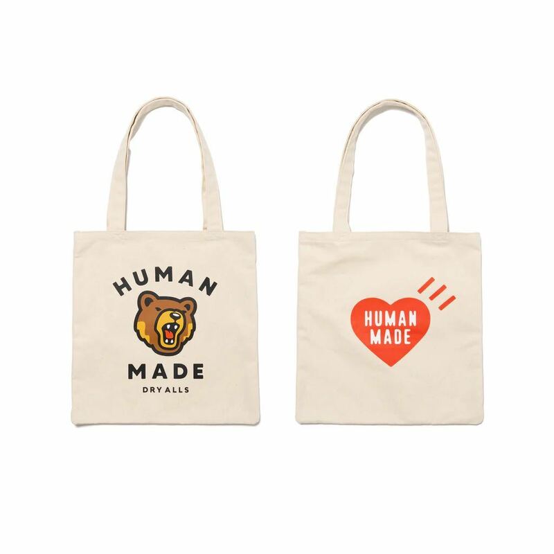 HUMAN MADE SAPPORO ヒューマンメイド 札幌 限定 トートバッグ BOOK TOTE キャンバス クマ プリント