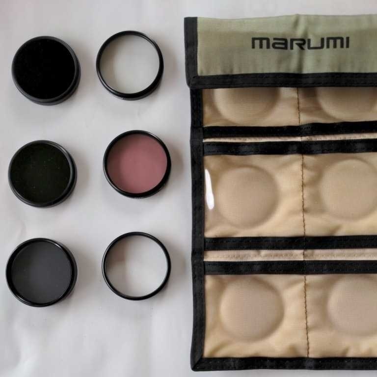 MARUMIのフィルター６枚をセットで　 ケース付