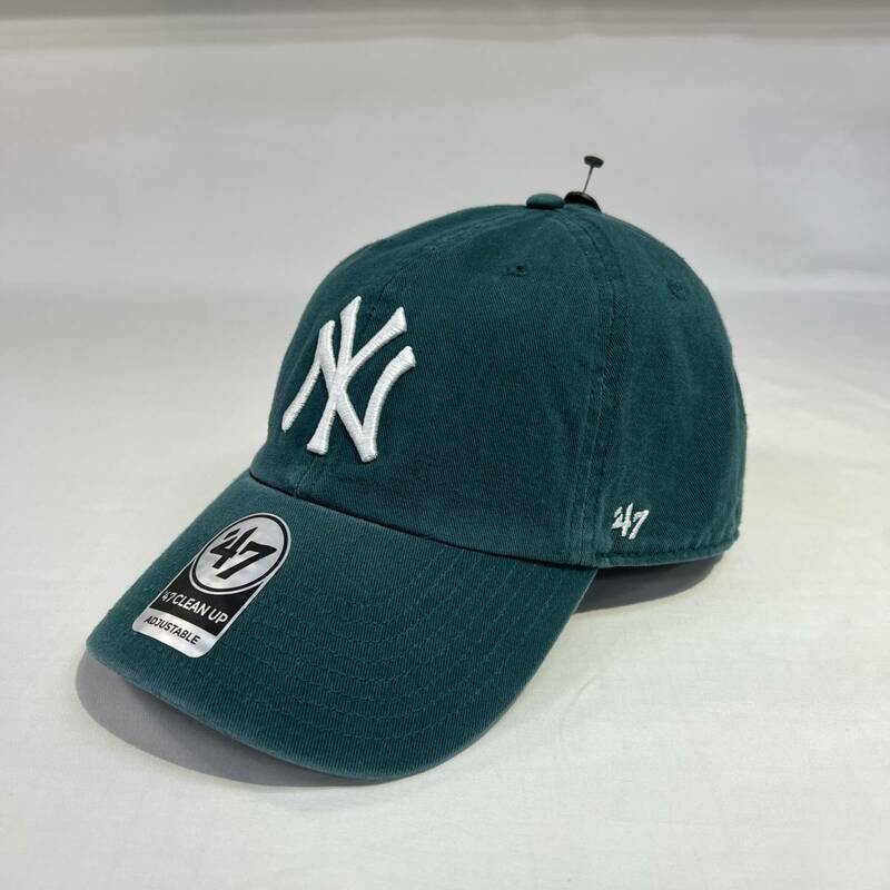 【新品】47 CLEAN UP ニューヨーク ヤンキース パシフィック グリーン NY Yankees Pacific Green 47ブランド CAP キャップ 帽子