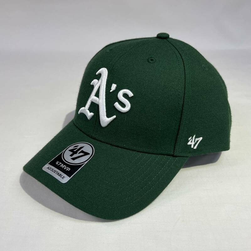【新品】47 MVP アスレチックス ダークグリーン Athletics Darkgreen CAP ベースボール キャップ 帽子