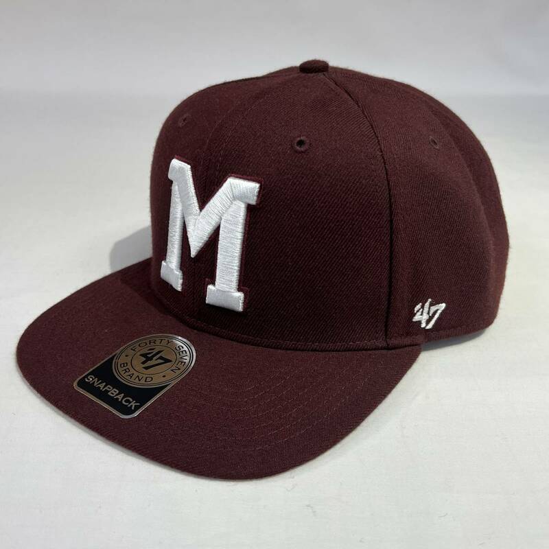 【新品】47 CAPTAIN マルーンズ　バーガンディー SNAPBACK Maroons Maroon 47ブランド CAP ベースボール キャップ 帽子