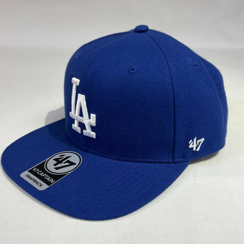 【新品】47 CAPTAIN ロサンゼルスドジャース ブルー SNAPBACK LA Dodgers Royal 47ブランド CAP ベースボール キャップ 帽子