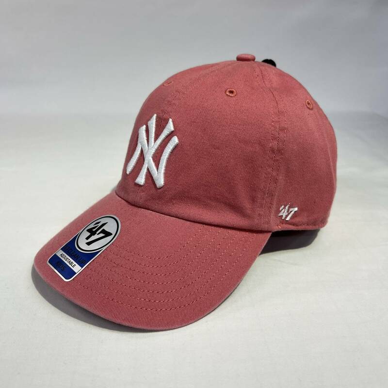 【新品】47 CLEAN UP キッズサイズ ヤンキース アイランドレッド Kids Yankees Island Red 47ブランド CAP キャップ 帽子 子供　キッズ