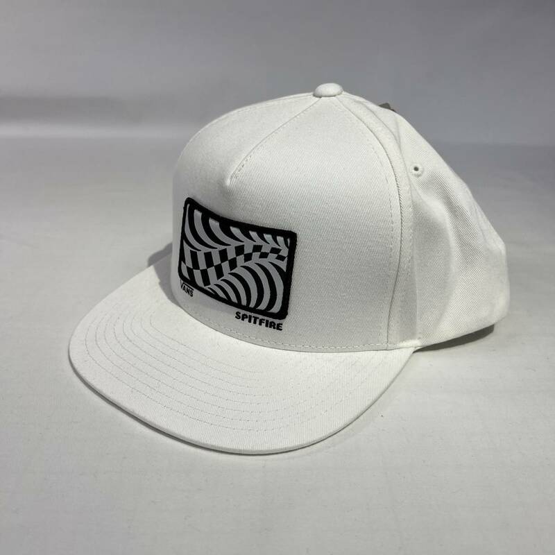 【新品】VANS x SPITFIRE WHITE スナップバックキャップ ホワイト CAP 帽子 メンズ レディース