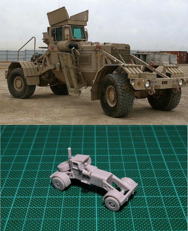 1/144 レジンキット USA Husky VMMD Mine Detection Vehicle