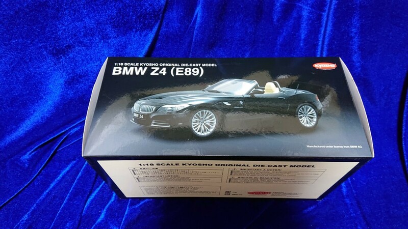 1/18 Kyosho 京商 BMW Z4 2009 E89 カブリオレ ロードスター BLACK 08771BK sDrive 35i