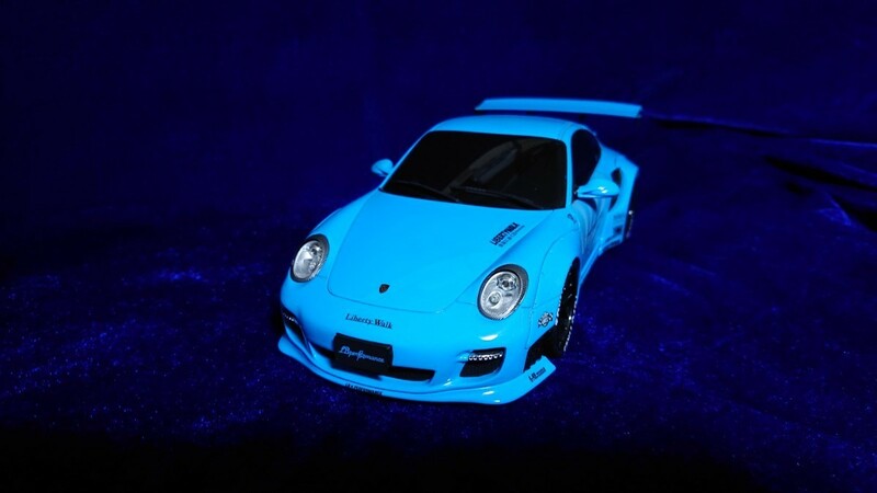 1/18 GT SPIRIT Z Model LB PERFORMANCE Porsche 911 ( 997 ) Baby Blue GTスピリット LB ポルシェ ベイビーブルー
