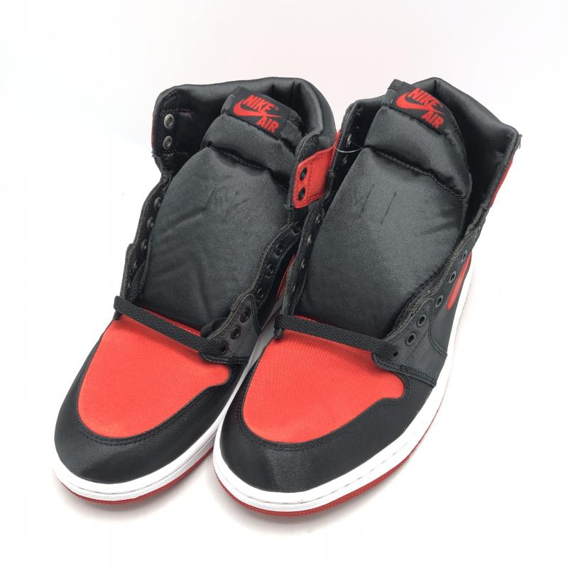 【中古】NIKE AIR JORDAN1 Retro High OG Satin Bred 28 FD4810-061[240010420079]