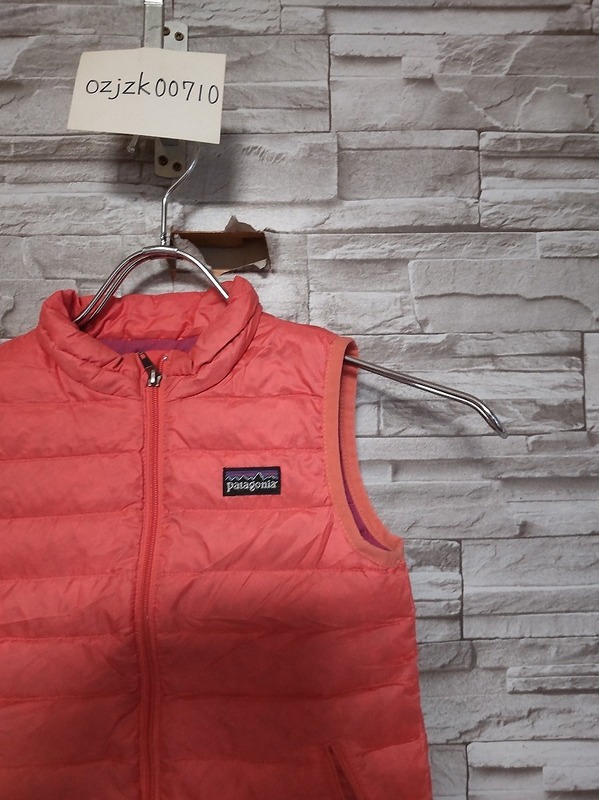 kid's G359 patagonia パタゴニア Baby Down Sweater Vest ベビーダウンベスト 60505 ダウンベスト 3T(91-99) オレンジ系