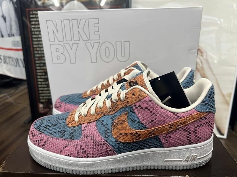 NIKE BY YOU AIR FORCE 1 LOW パイソン　スネーク　蛇　エアフォース1 28.5