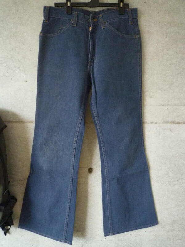 【レア】70s 42TALON リーバイス Levi's 20696-7618 デニムパンツ ヴィンテージ ブーツカット フレア ベルボトム 80s 90s 517 646 684