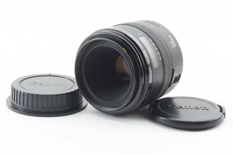 ★実用美品★ Canon キャノン カメラレンズ COMPACT-MACRO LENS EF 50mm F/2.5 単焦点レンズ コンパクトマクロレンズ #2072162A