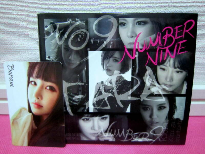 K-POP♪ T-ara ティアラ「NUMBER NINE / 記憶-君がくれた道標」初回限定盤A 日本盤CD＋DVD＋ボラム トレカ／ディスク良好！希少品！