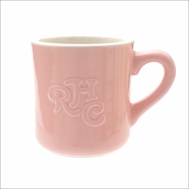 RHC Ron Herman ロンハーマン Emboss Logo Mug マグカップ ピンク