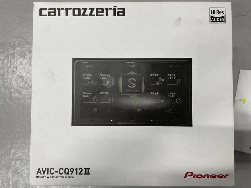 Pioneer パイオニア カーナビ AVIC-CQ912-2 9インチ サイバーナビ フルセグ DVD CD Bluetooth SD USB カロッツェリア　0540