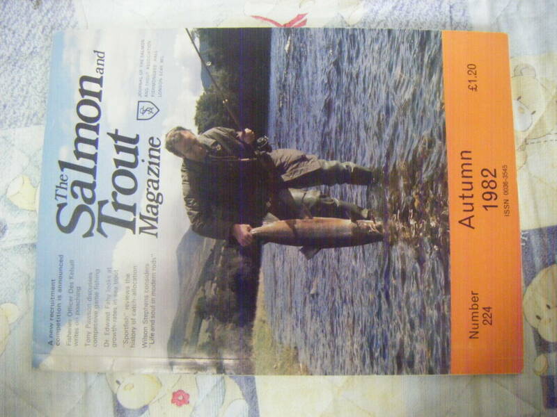 洋書。『The Salmon and Trout Magazine 1982年・秋号/Number.224』。鮭鱒釣り・季刊誌。オールド。