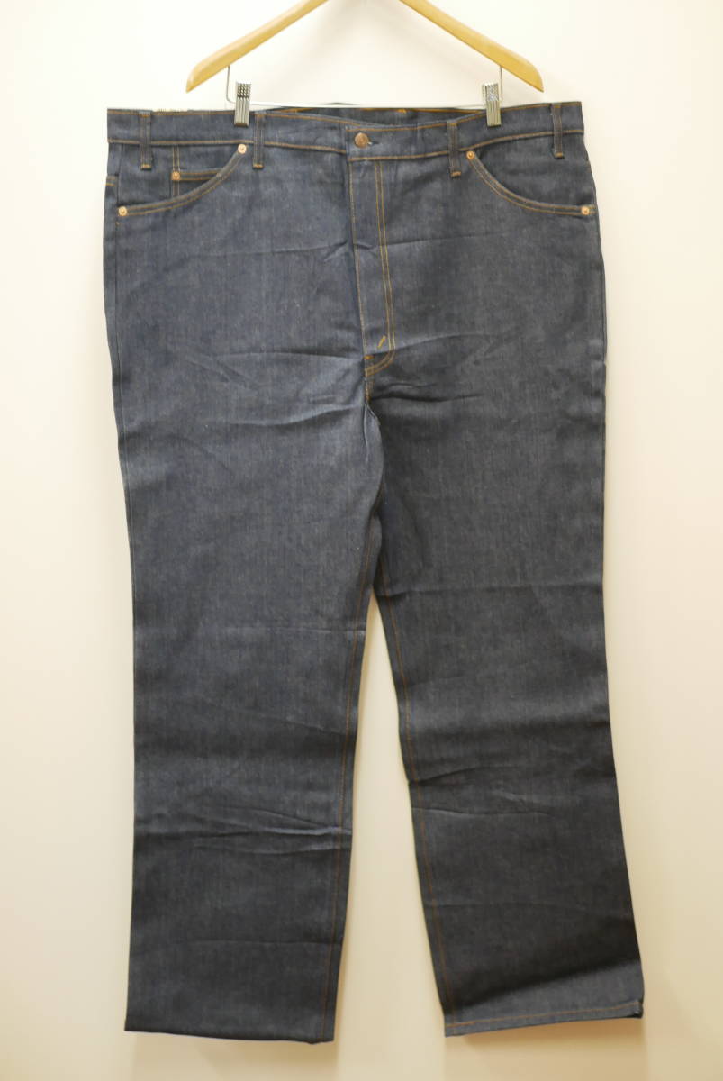 36S 大きいサイズLevisリーバイスデニムパンツUSA製ジーンズデッドストック517フラッシャー付き【W46 L32】ビンテージUSA古着