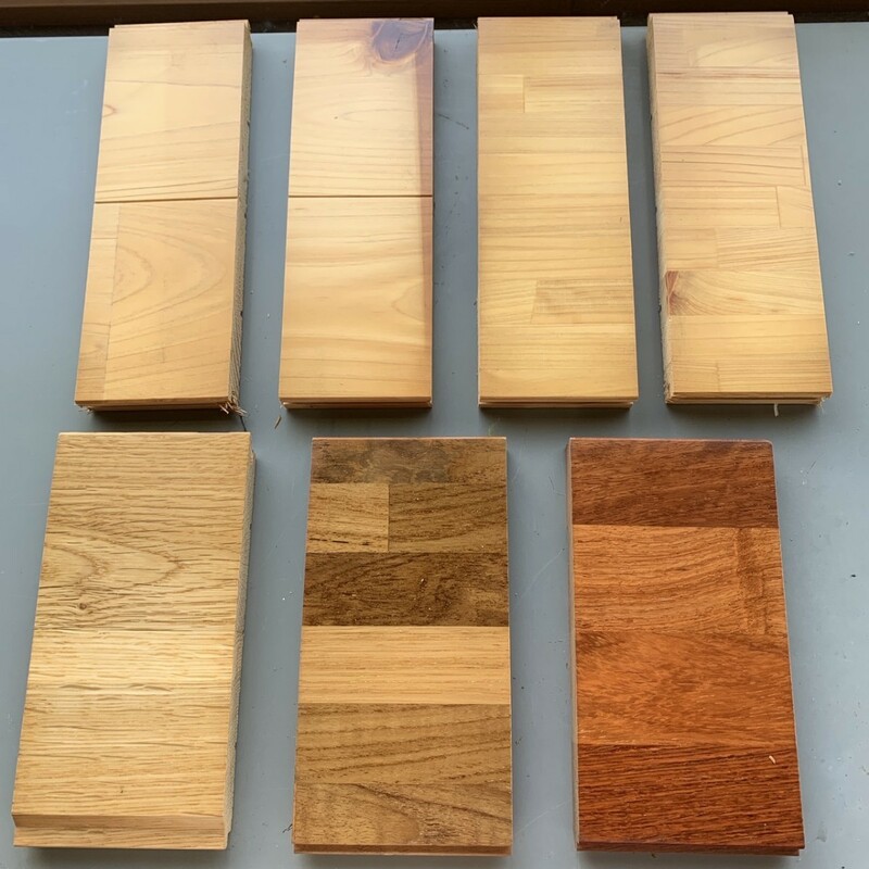銘木　サンプル　天然木　床材　 木材　端材　ヒノキ　フローリング