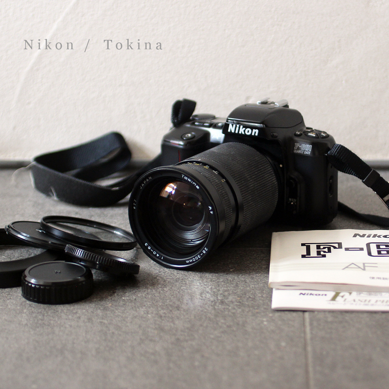 動作品 Nikon F-601 ボディ Tokina AF 28-300mm F 4.0-6.3 ニコン 用 一眼 レフ カメラ レンズ ヴィンテージ オートフォーカス トキナー