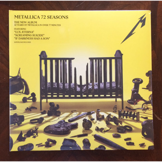 新品 未開封【 限定盤 LP 】METALICA メタリカ 72 Seasons （Yellow And Black Marbled LP）
