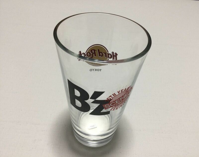 B’z 30TH YEAR EXHIBITION SCENES Hard Rock Cafeコラボ パイントグラス◇ハードロックカフェ■長期保管・未使用品□稲葉浩志●松本孝弘