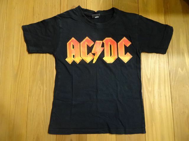 AC/DC 半袖 Tシャツ バンドTシャツ キッズ 130 黒 