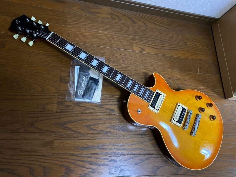 Bacchus 02 Duke Standerd ホンマホ 1P ホンジュラスマホガニー Gibson lespaul custom shop Navigator momose Tokai bizen crews g7 greco