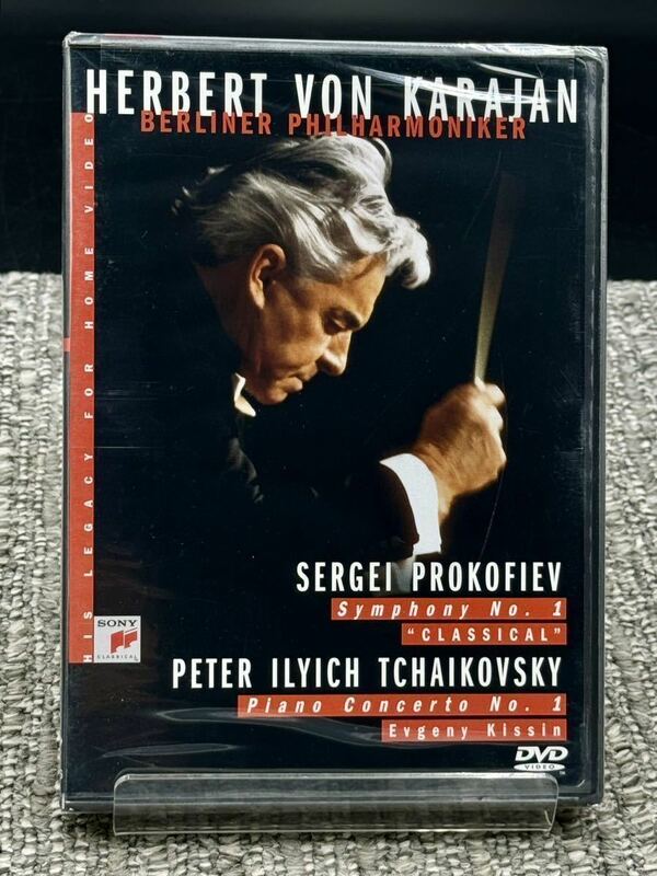 未開封 ヘルベルト・フォン・カラヤン DVD [動作未確認] HERBERT VON KARAJAN PROKOFIEV:SYMPHONYNo.1/TCHAIKOVSKY:PIANO CONCERTO No.1