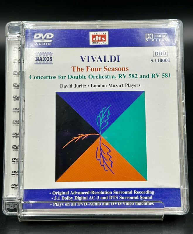 ヴィヴァルディ vivaldi the four seasons DVD[動作未確認] 協奏曲集「四季」ジュリッツ（ｖｎ）、ロンドン・モーツァルト・プレイヤーズ