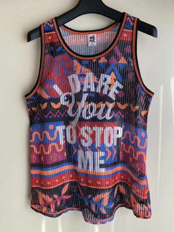 ZUMBA I Dare You To Stop Me Jersey ズンバ　メッシュ　タンクトップ　花柄