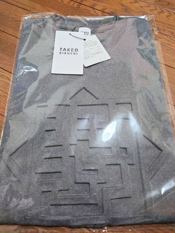未使用 未開封 TOMOYASU HOTEI × TAKEO KIKUCHI GマークTシャツ チャコールグレー Sサイズ 布袋寅泰 COMPLEX
