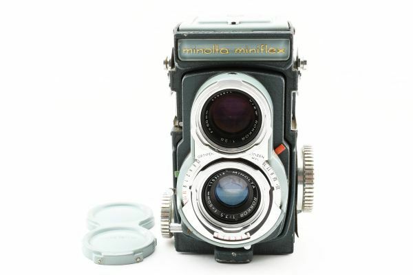 シャッター全速OK Minolta Miniflex Twin-Lens Reflex TLR Film Camera 二眼レフ フィルムカメラ / ミノルタ ミニフレックス 良品 #3995