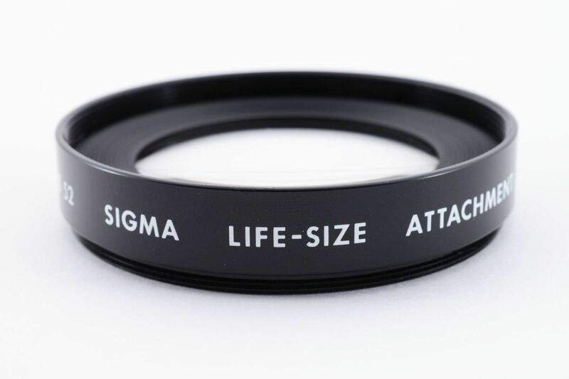 s2407★52mm シグマ SIGMA LIFE-SIZE ATTACHMENT USE AT F8~F22 フィルター