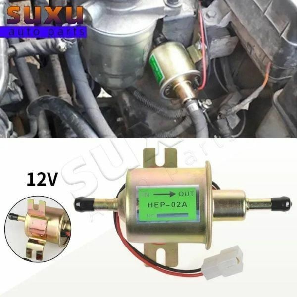 BD018:ユニバーサル電動燃料ポンプ ガソリン 車 オートバイ atv,hep02 d588 12v HEP-02A