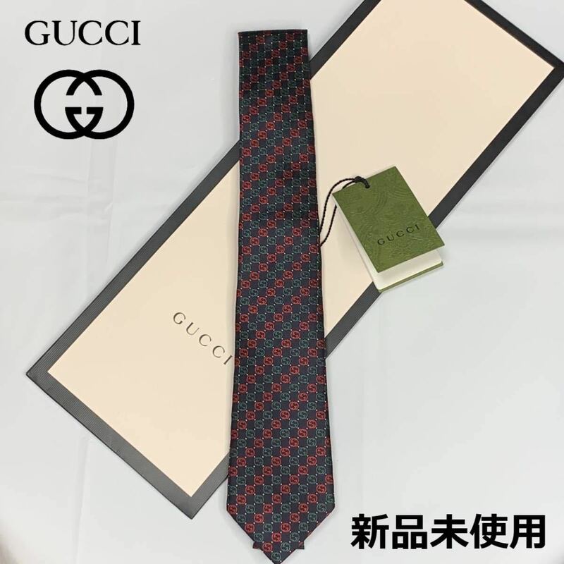 【GUCCI】【新品未使用】タグ付き　高級ネクタイ　A-3★送料無料