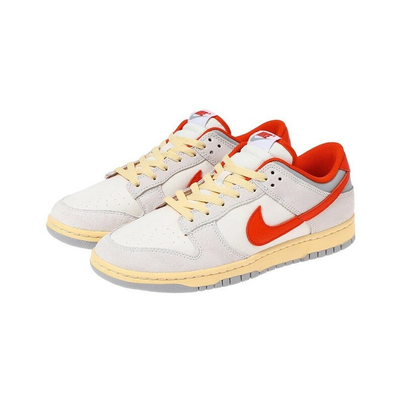 27cm ナイキ ダンク ロー SE 薄灰/白/オレンジ FJ5429-133 NIKE DUNK LOW SE