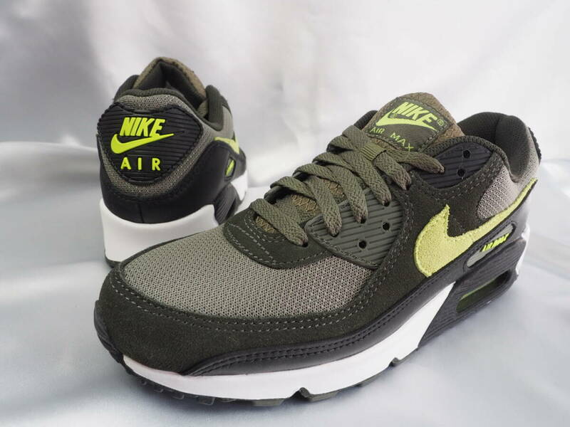 送料710円～◆新品◆定価14300円◆NIKE◆ナイキ◆AIR MAX 90◆エアマックス90"Medium Olive/Volt"◆27㎝